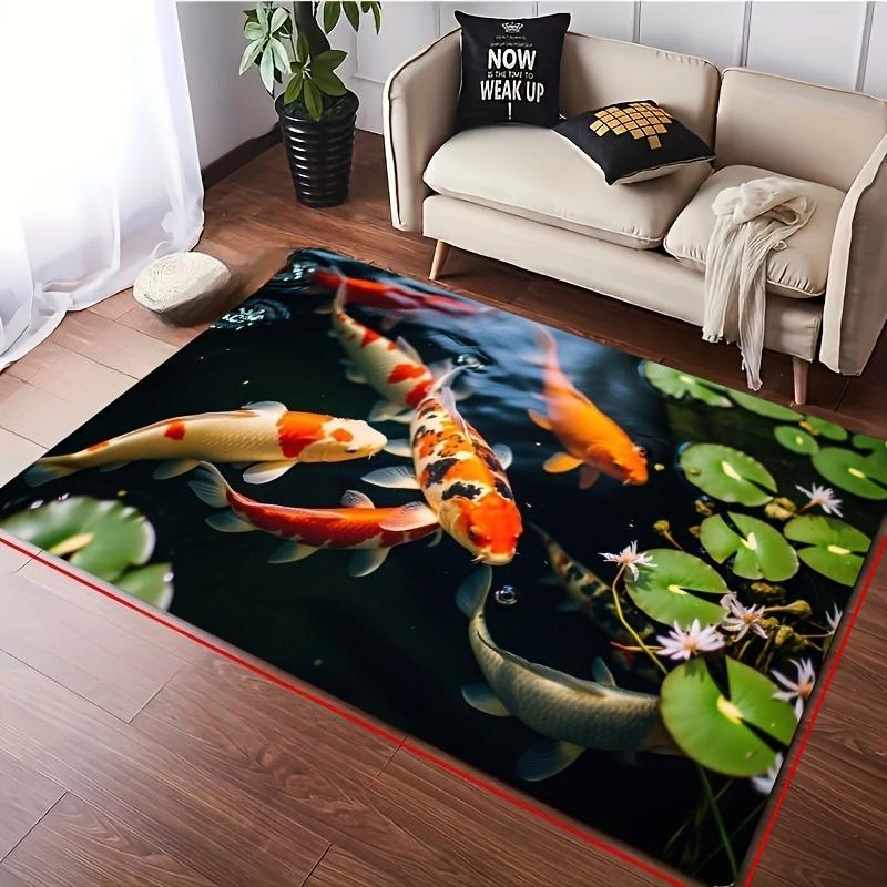 1PC Fish Kitchen Rugs Non-Slip Home Door Mats Pop design Bathroom Rugs Bath Mat Carpet for Home Sink Laundry Decor