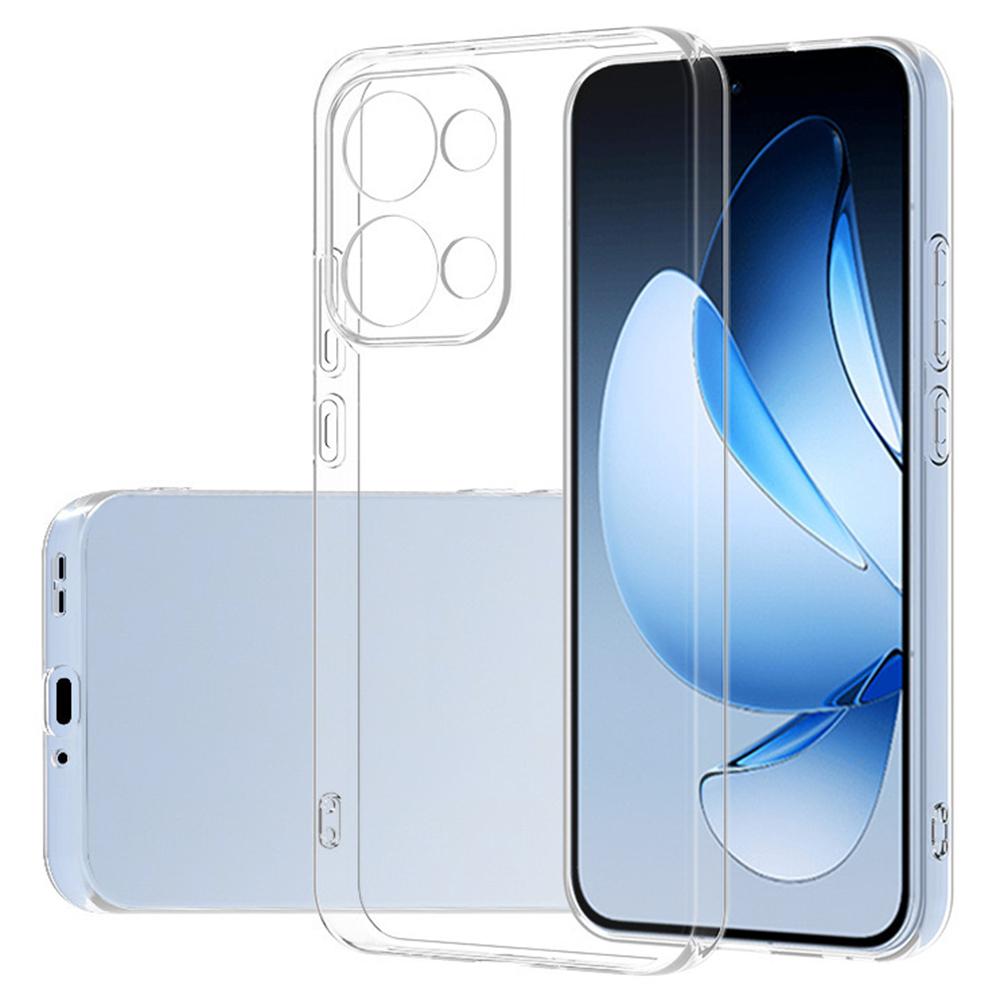 

For Oppo Reno13 5G (Global) Clear Phone Case Ultra-Thin Flexible TPU Back Cover Style A