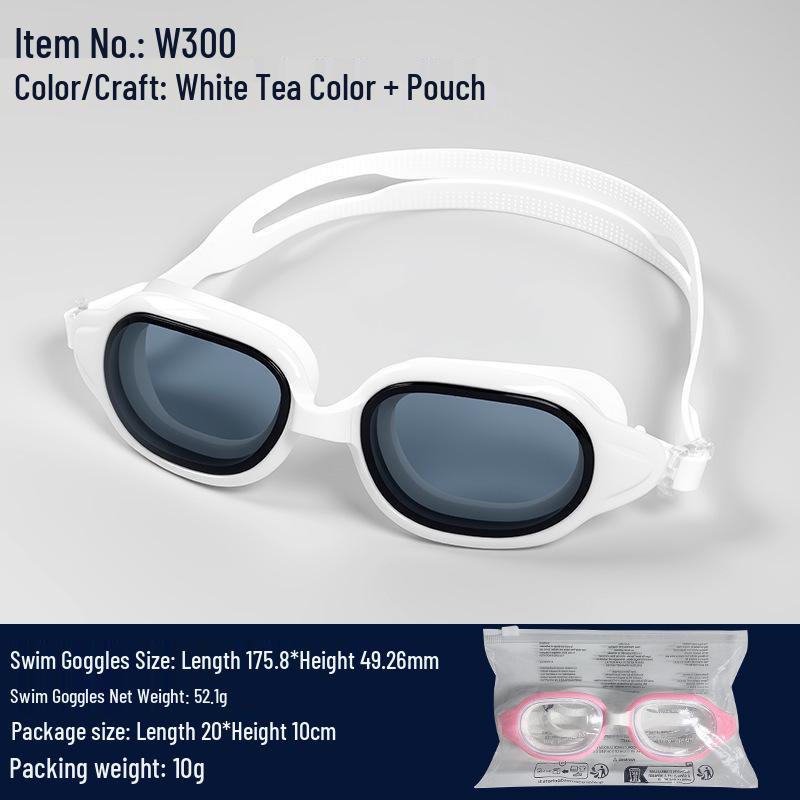 

Unisex Adult Prescription Anti-Fog Waterproof Myopia Swim Goggles