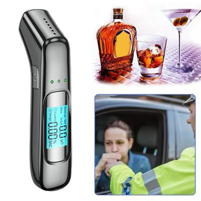 Portable Breathalyzer Professional Breath Alcohol Tester LCD Display Detector for Drunk Driving Car Electronics Alcohol Test