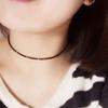Marchio di moda Semplice Perline Nere Collana Corta Gioielli Femminili Donne Choker s Bijoux Femme Signore Festa 2024