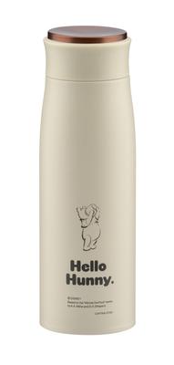 Captain Stag Disney Outdoor Water Vacuum Keeps Hot or Winnie the Bottle, Insulated, Cold, 450ml, Pooh/Honey Design, MA-2345