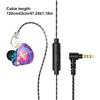 Wired Earphone In-ear Type Gaming Headphone Stereo Sound Headset with Detachable HiFi Stereo Sound Headset with Microphone