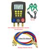 Digital refrigeration pressure gauge, air conditioning temperature detector, multi-function vacuum pressure test tool kit