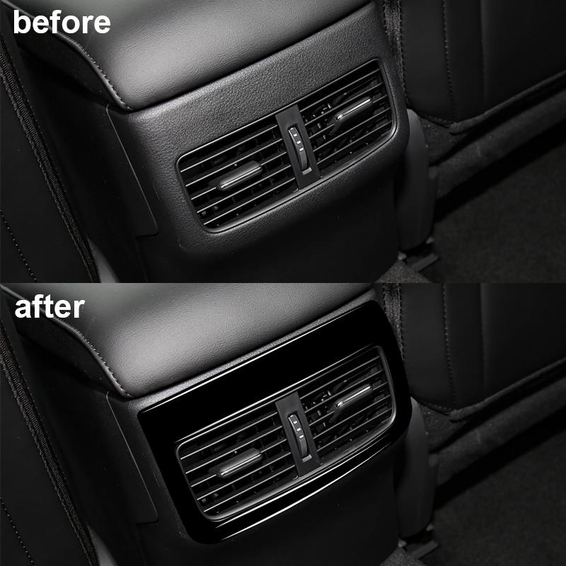 For Mazda 3 Axela 2020 2021 2022 2023 2024 Air Outlet Door Panel Trim Sticker Decoration Car Accessories
