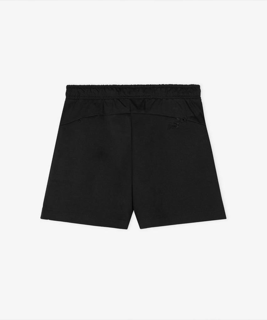 Nyuballanseu Nbnvg2W432 / Women Lightweight Double-Weave Length Shorts (Black)