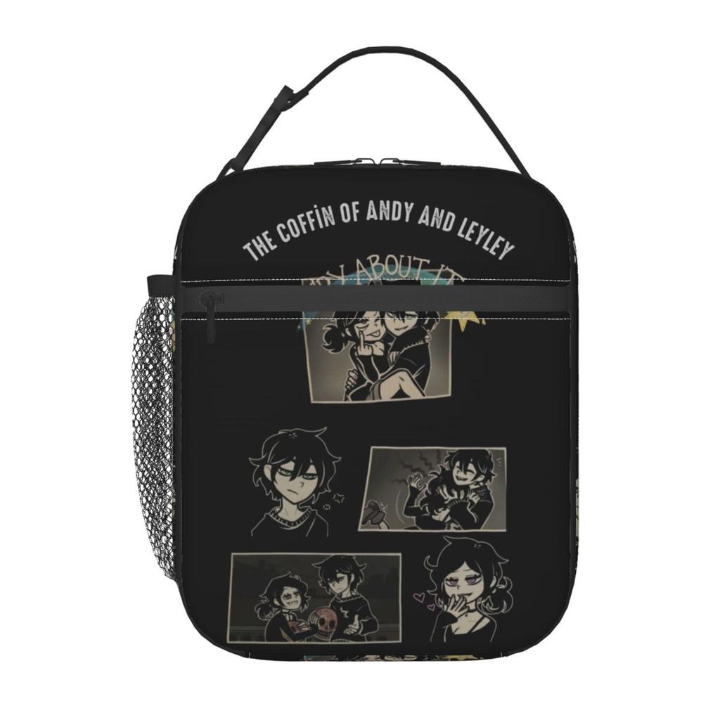 Ashley And Andrew The Coffin Of Andy And Leyley Insulated Lunch Bag for Kids School Cooler Thermal Food Box Tote Lunch Boxes