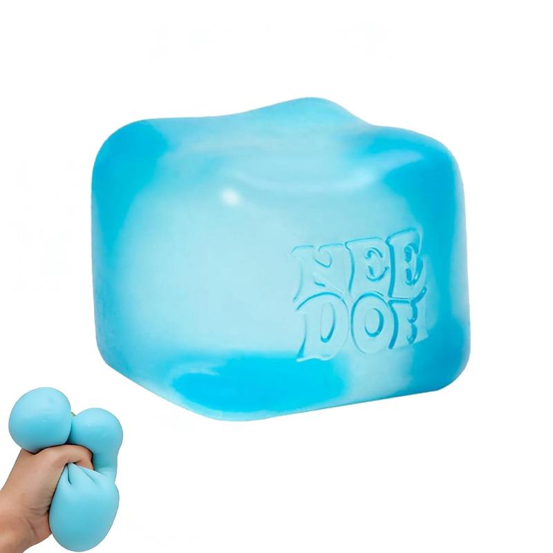 

Schylling Needoh Nice Cube Сенсорная сжимаемая игрушка с супер прочным сжатием для снятия стресса и тревоги, куб 2,25 дюйма, подарки для вечеринок