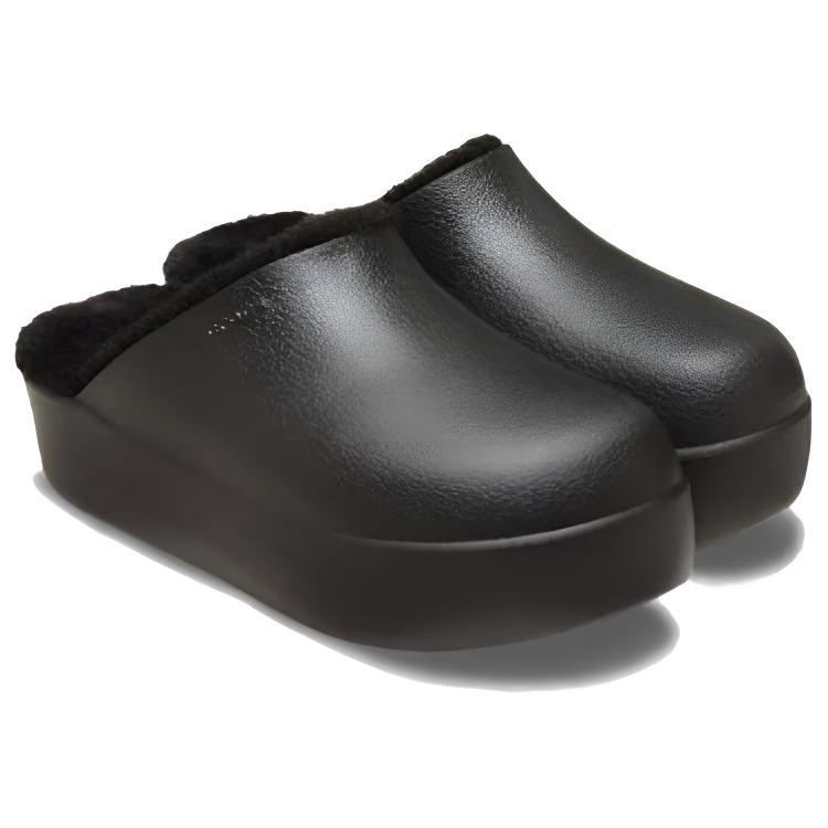 Crocs Pantofole Chiusa Dylan Resistenti all'Abrasione da Donna Nere 212770-001