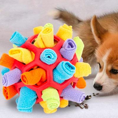 Portable Creative Rubber Ball Durable Foraging Skills Puzzle Toys Educational Props Dog Toy Training Toy