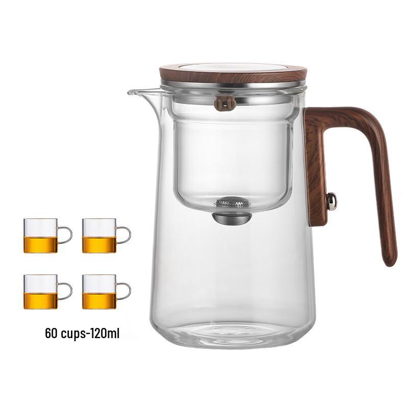 Diller Heat-Resistant Glass Tea Pot Set