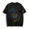 Neon Ramen Graphic Casual Tshirt Japanese Food Style Loose Fit Top Pure Cotton T-shirt