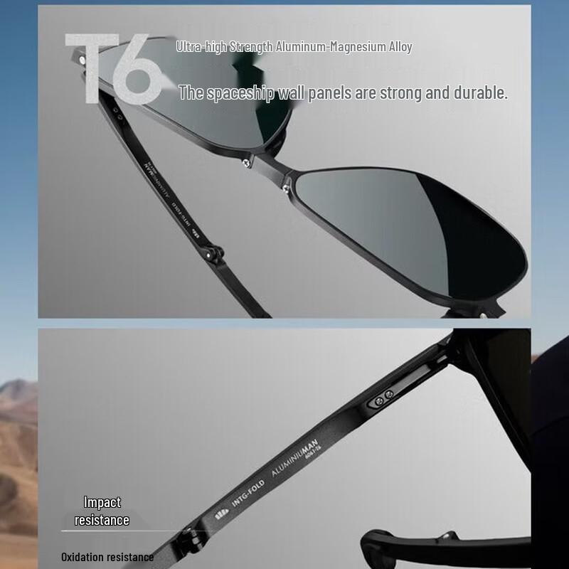 Beneunder Polarisierte Faltbare Sonnenbrille für Herren FD432
