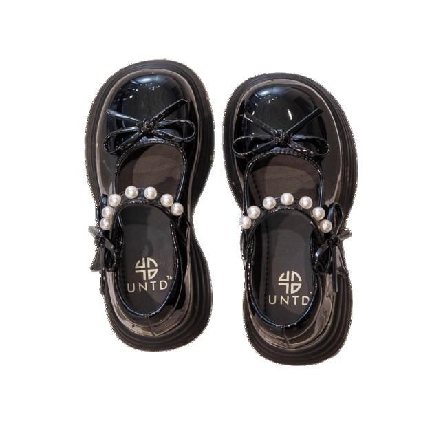 6-15 Years Old Girls Princess Shoes Children's Leather Shoes Soft Sole Loafers Girls Fashion Single Shoes High-end Performance Shoes