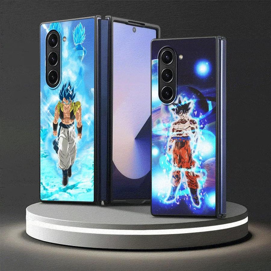 Dragon Ball Saiyan Vegeta Case for Samsung Galaxy ZFold3 ZFold4 Z Fold 7 6 5 4 3 ZFold6 ZFold5 ZFold7 Back Phone Cover