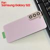 Back Cover Cases Battery Cover Housing For Samsung Galaxy S22 5G SM-S901B S22+ 5G S22 Plus SM-S906B Back Rear Glass Case