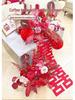 Red Wedding Artificial Flower Arrangement for Living Room, Coffee Table, or Bedside Table Décor