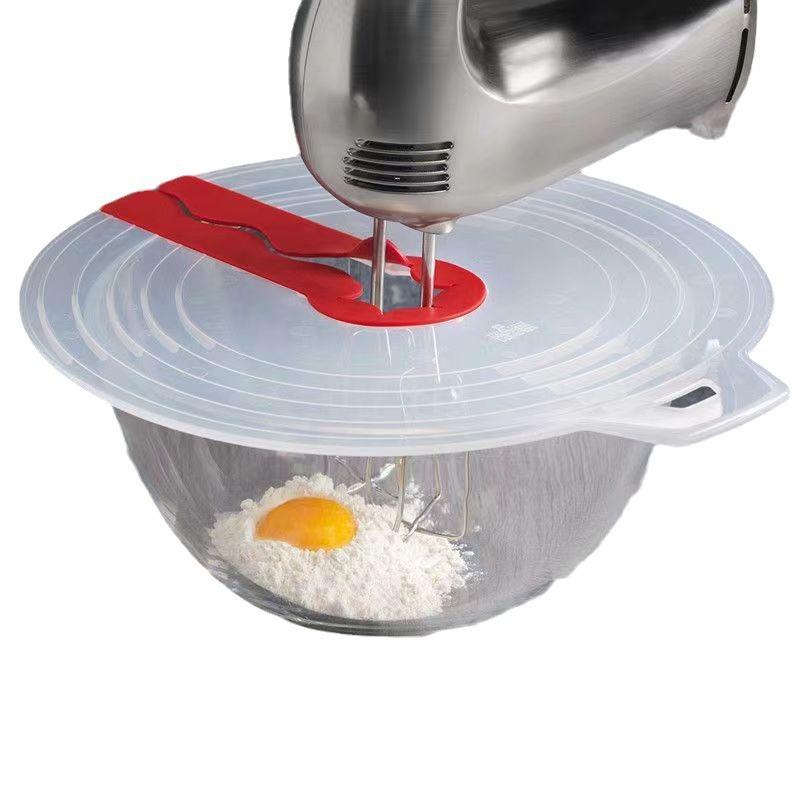 Kitchen Splatter Guard Cover for Egg Beating and Whipping Cream, Baking Mixing Bowl Protector