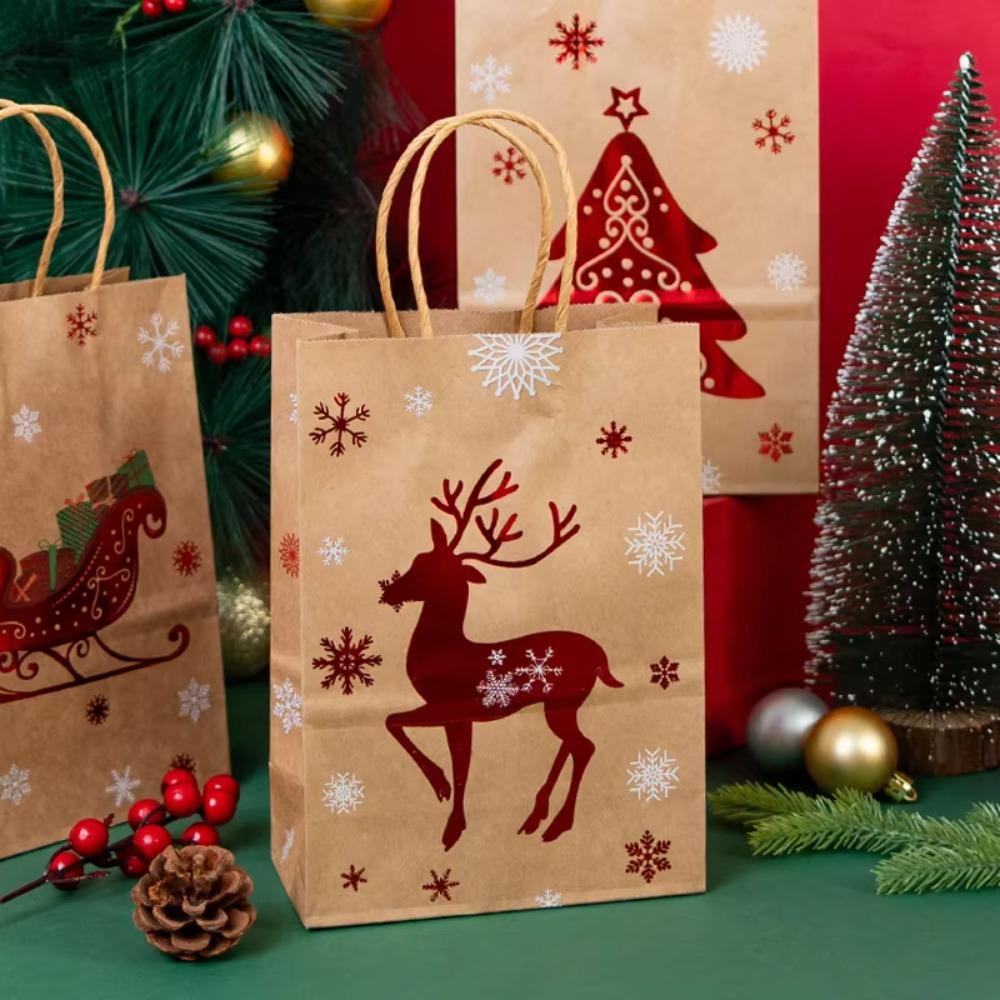 10pcs Reusable Party Favor Bag Gilded Handbag Practical Tote Bag  Candy