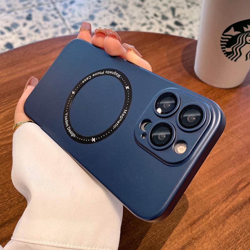 The Fashionable Magnetic Lens Film Is Suitable for The Full Cover of Apple 14promax Phone Cases and The Anti-drop 12 Protective Case of IPhone13