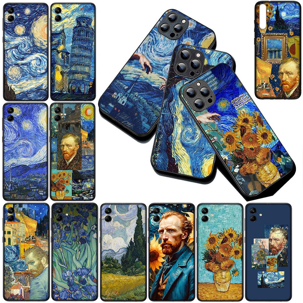 Wallpaper Starry Night Van Gogh Phone Case for Xiaomi Redmi Note 13 14 Pro Plus ProPlus 14C 13C Pro+ 5G Protective Cover