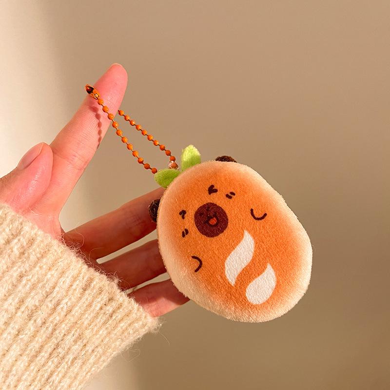 Plush Cartoon Keychain Pendant - Cute Doll Accessories for Bags and Gifts