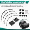 Highly Recommended-4Pcs 1/10 Leaf Springs Set Highlift Chassis For 1/10 D90 RC Crawler Car Parts Black