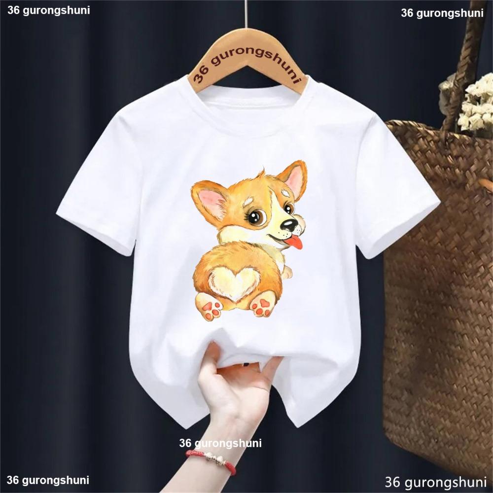 Printed T-shirt for Girls/boys' Clothing, T-shirt Top