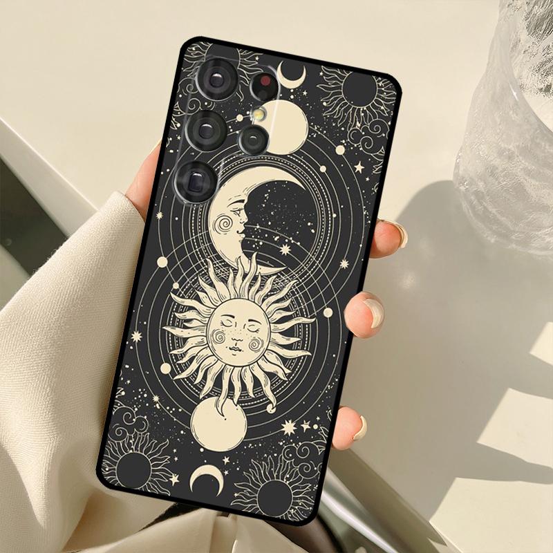 Magic Moon Tarot Case For Samsung Galaxy S24 Ultra S21 S22 S23 S25 Ultra S9 S10 Plus S20 FE S25 FE Back Cover