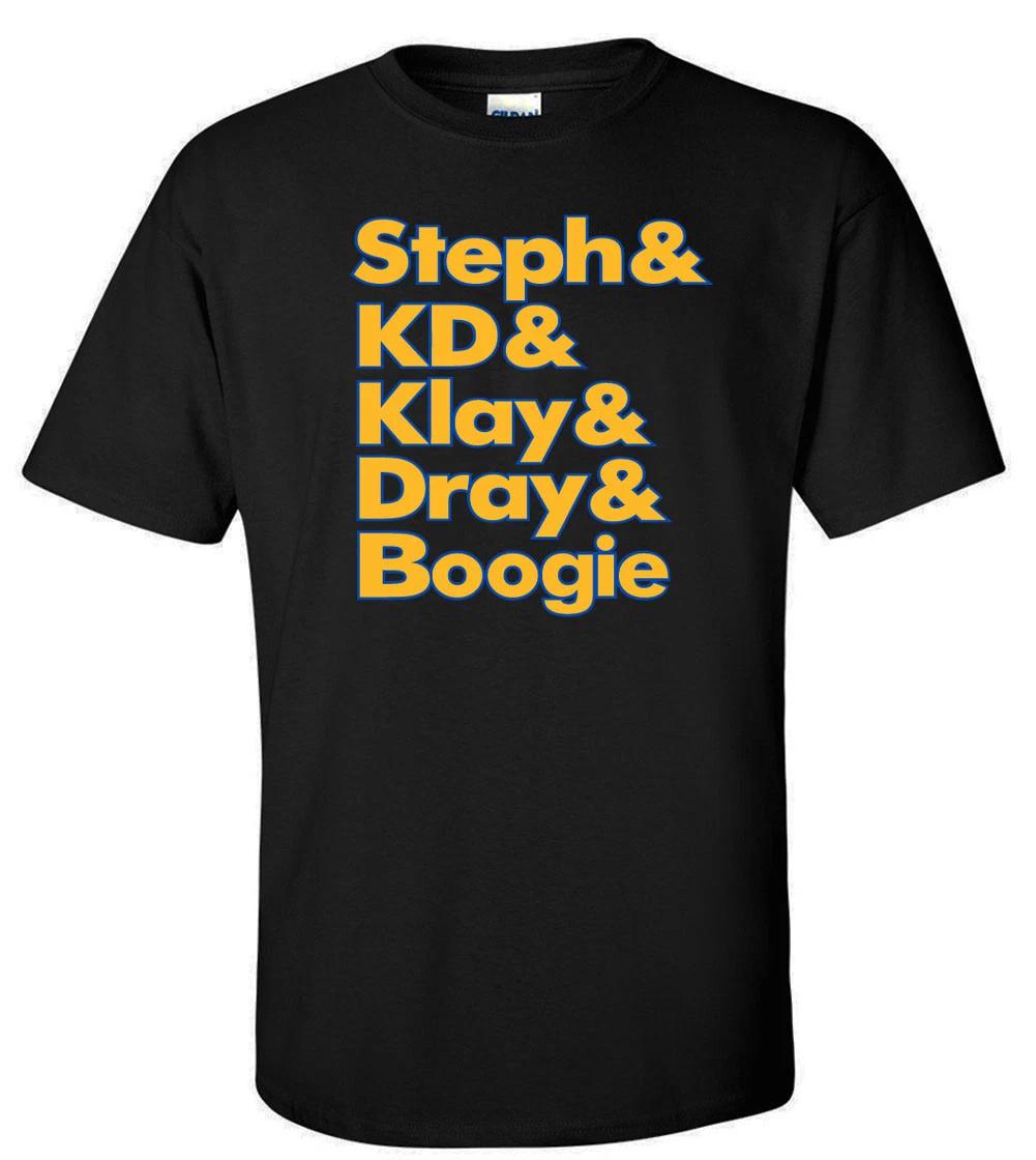 Golden State Warriors Boogie Cousins  Steph, Boogie,KD   T-Shirt XXL