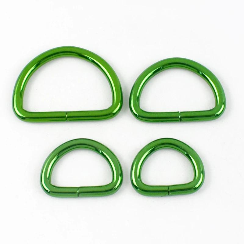 5/10Pcs Meetee 20/25/32/38mm Metal Buckles for Bag Strap D Ring Clasp Dog Collar Decor Connect Hooks DIY Hardware Accessories