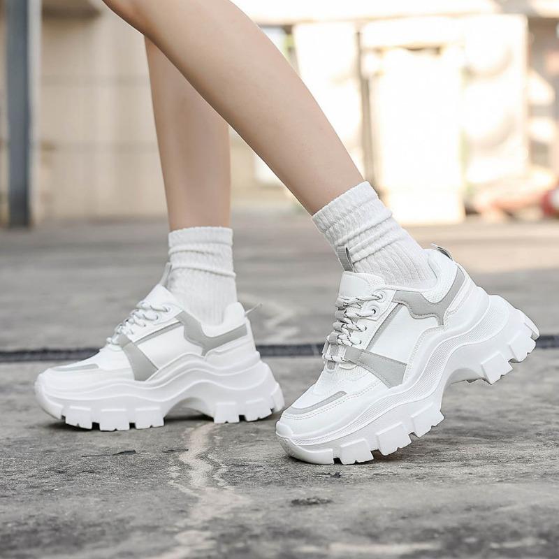 Autumn New Women Casual Shoes Tennis Sneakers 2025 Fashion Hot Sale Woman Comfortable Platform Vulcanized Shoes Zapatos De Mujer