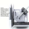 [Adjustable Right Angle Clamp] 1pc Durable Aluminum Alloy Adjustable Right Angle Clamp - 90 Degree Corner Clamp with Swing Jaw for Woodworking