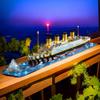Nezha Model výletní lodi Titanic: Mikrostavební bloky s vysokou obtížností, kompatibilní s Lego