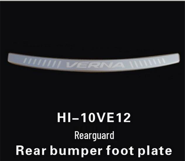 Hyundai Reina Modern Rear Trim Trunk Bright Decorative Strip & Guard Plate Sticker