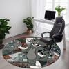 1pc Tom Jerry Office Round Area Rug, Under Office Chairs Bedroom Living Room Home Decor, Room Deco, Available In Various Sizes