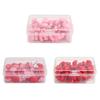 50pcs Metal Colored Push Pins Heart shape Thumb Tacks PP Metal Push Pins  Office Binding Supplies