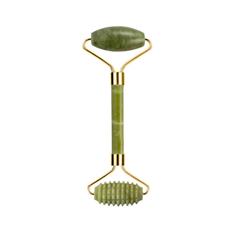 Xiuyu Roller Gua Sha Gouache Scraper Roller Massager Facial Anti Aging Natural Jade Stone Face Lifting Facial Skin Care Tools