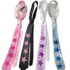 Multi-Use Design Star Print Necktie Y2K Style Hand-Tied Neck Accessory  Harajuku Fashion