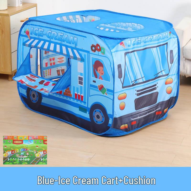 Kids' Indoor Car Tent Playhouse - Foldable Baby Pool & Play Space