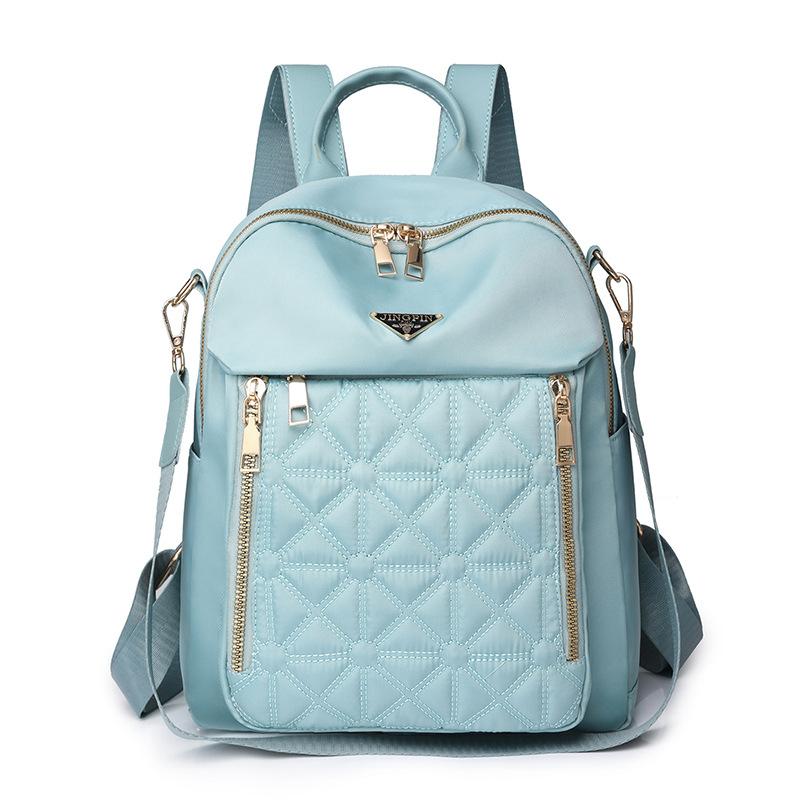 Schoolbag diamond embroidered thread backpack women's 1011 new women's backpack Korean version versatile large-capacity anti-splashing travel backpack