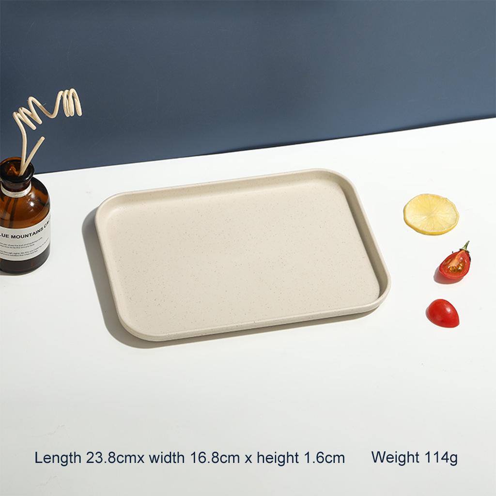 Rectangular Tray Plastic Restaurant Household Cup Tea Tray Catering Fast Food Barbecue Tray Kitchen Supplies