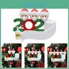 2020 Weihnachten Weihnachtsbaum Hängeornamente Mit DIY Familienname Weihnachtsmann Anhänger