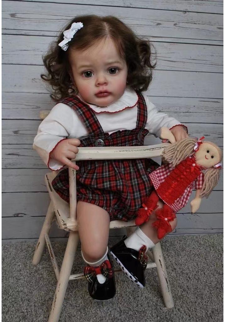 50cm Exquisite Hand-Painted Realistic Handmade Doll 50cm Cloth Body