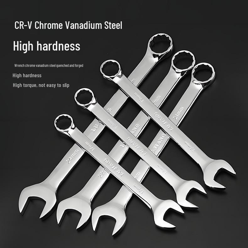 Mirror Finish Multifunctional Double-Ended Open/Box-End Wrench