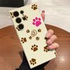 Colorful Paw Prints Pattern  Phone Case for Samsung Galaxy S25 S24 Ultra S23 S22 S21 S20 FE Plus Soft TPU Protection Cover