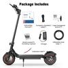 iScooter W6 Urban Electric Scooter with APP Control, 500W Motor, 36V7.8Ah Battery, Up to 35km/h, Raer Disc Brake, 10" Road Tires Foldable E-Scooter