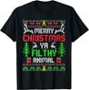Merry Christmas Animal Filthy Ya Xmas Family Pajama T-Shirt