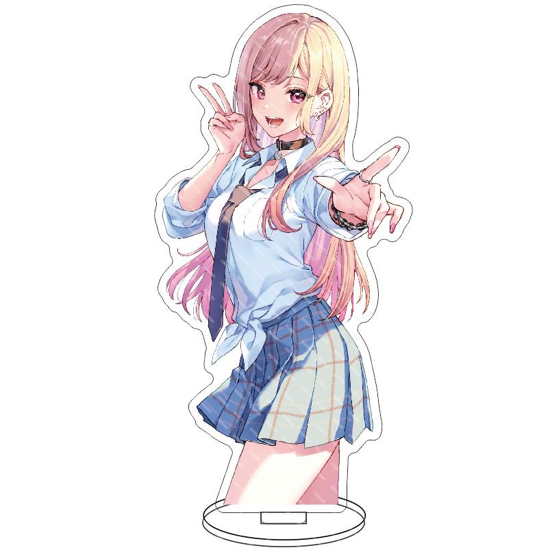 16Cm Anime My Dress Up Darling Series Acrylic Stand Cute Cartoon Character Kitagawa Marin Gojo Wakana Creativity Stand Toy