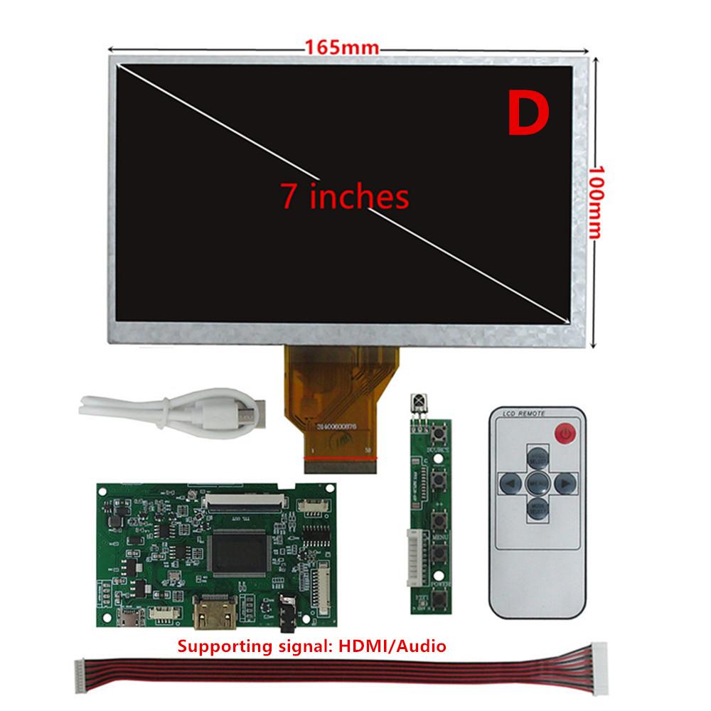 7-inch AT070TN90/92 LCD Display Screen HDMI Driver Control Board,multipurpose Portable monitor,Raspberry Pi/Banana/Orange Pi Computer Secondary Screen